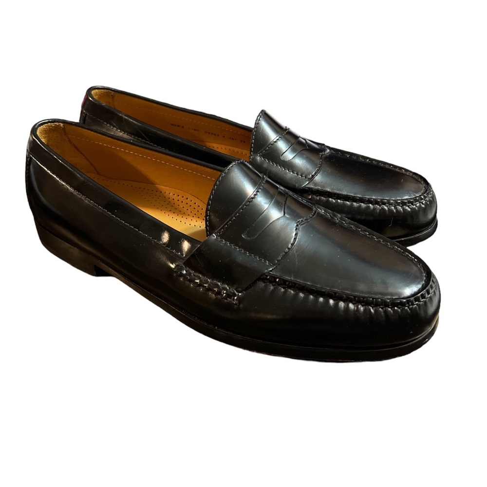 Cole Haan Pinch Penny Black Leather Dress Shoes